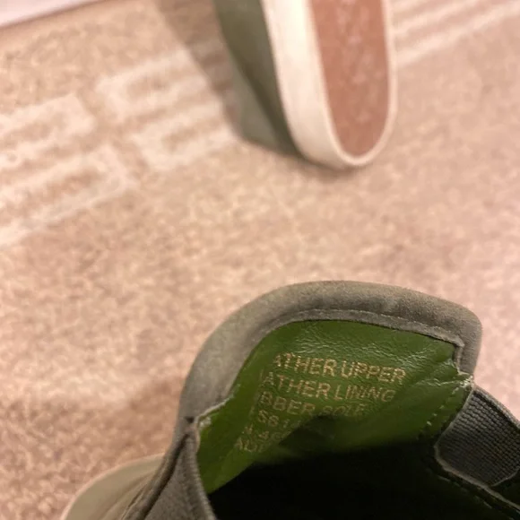 Tory Burch Jesse Green Suede Slip On Athletic Loafers Womens Comfort Shoes 7 M - Picture 9 of 15